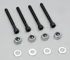 Du-Bro Socket Head Bolts With Lock Nuts 4-40 x 1