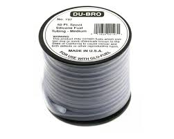 Du-Bro 50 ft. Medium Super Blue Silicone Tubing - Click Image to Close