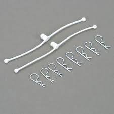 Du-Bro Body Klip Retainers (White) 2/pkg. - Click Image to Close