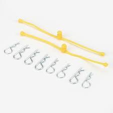 Du-Bro Body Klip Retainers (Yellow) 2/pkg.