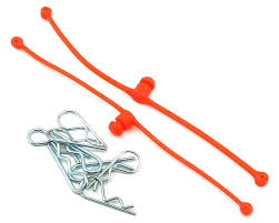 Du-Bro Body Klip Retainers (Orange) 2/pkg. - Click Image to Close