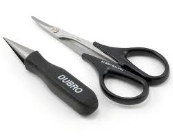 Du-Bro Body Reamer & Scissors (Curved) Set (1 ea./pkg) - Click Image to Close