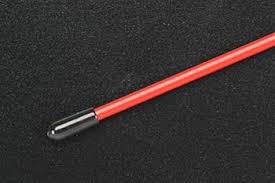 Du-Bro Antenna Tube w/ Cap (Red) (1/pkg) - Click Image to Close