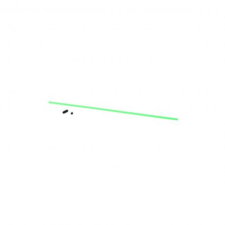 Du-Bro Antenna Tube w/ Cap (Neon Green) (1/pkg)