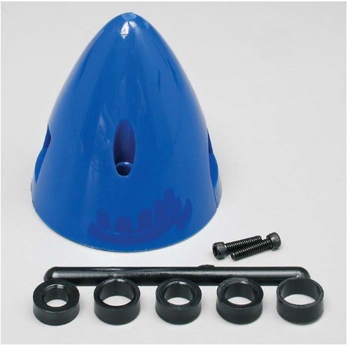 Du-Bro 1-3/4" Spinner Blue (1/pkg) - Click Image to Close