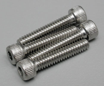 Du-Bro 6-32 x 3/4 Stainless Steel Socket Head Cap Screws (4/pkg) - Click Image to Close