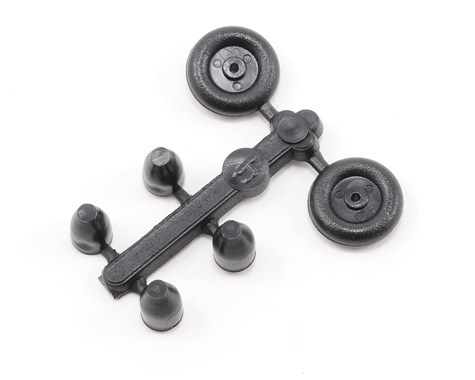 Du-Bro 3/8" Micro Tail Wheel w/ retainers (2)