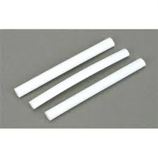 Du-Bro 3/16" Dia. Heat Shrink Tubing White (3/pkg) - Click Image to Close