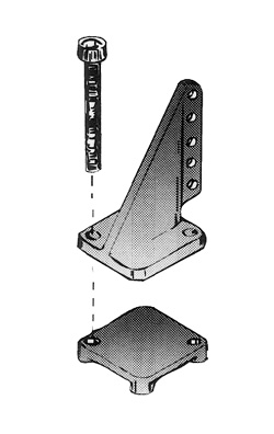 Du-Bro Super Strength T-Style Control Horn (2/pkg)