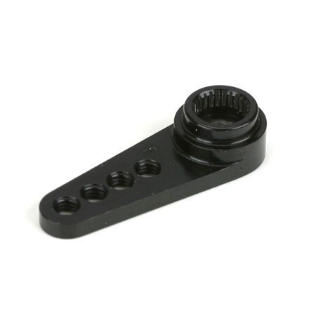 Dynamite 1/2 Machined Aluminum Servo Arm: 25T Fut Black