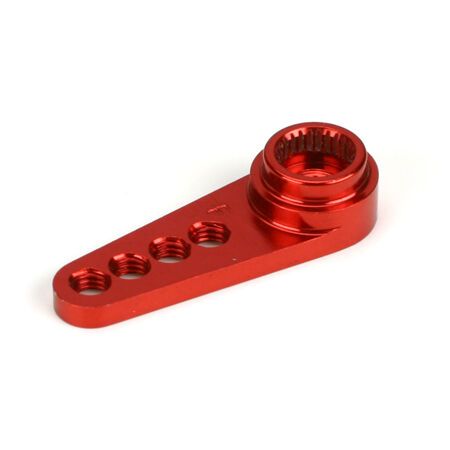 Dynamite 1/2 Machined Aluminum Servo Arm: Fut Red, 25T