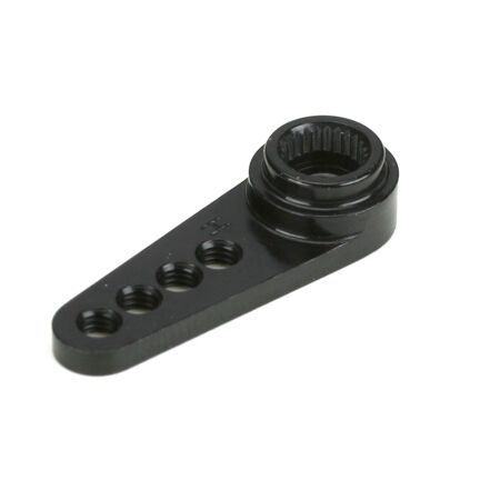 Dynamite 1/2 Machined Aluminum Servo Arm: 24T HRC Black