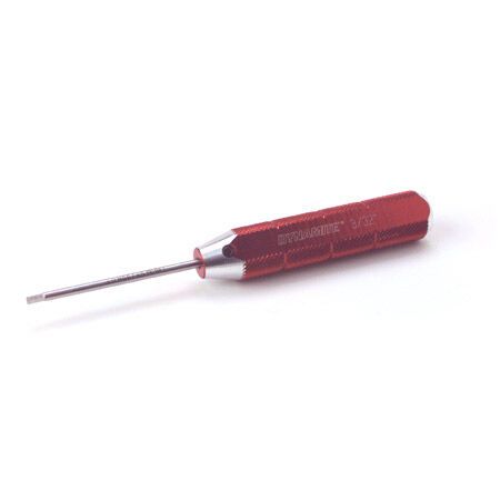 Dynamite Machined Hex Driver, Red: 3/32
