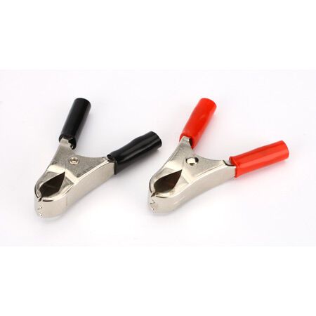 Dynamite Alligator Clips with 4mm Bullet Jack (2) Dynamite Alligator Clips with 4mm Bullet Jack (2)