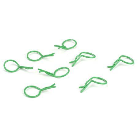 Dynamite Bent Body Clips Green (8) Dynamite Bent Body Clips Green (8)