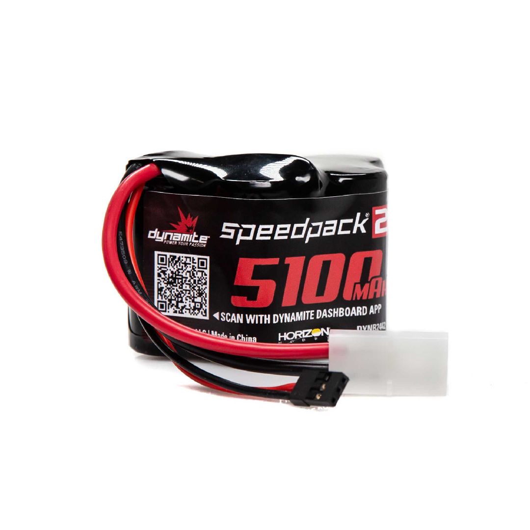 Dynamite SPEEDPACK2 6V 5100MAH 5C NiMH HUMP RX PK:BAJA,5B