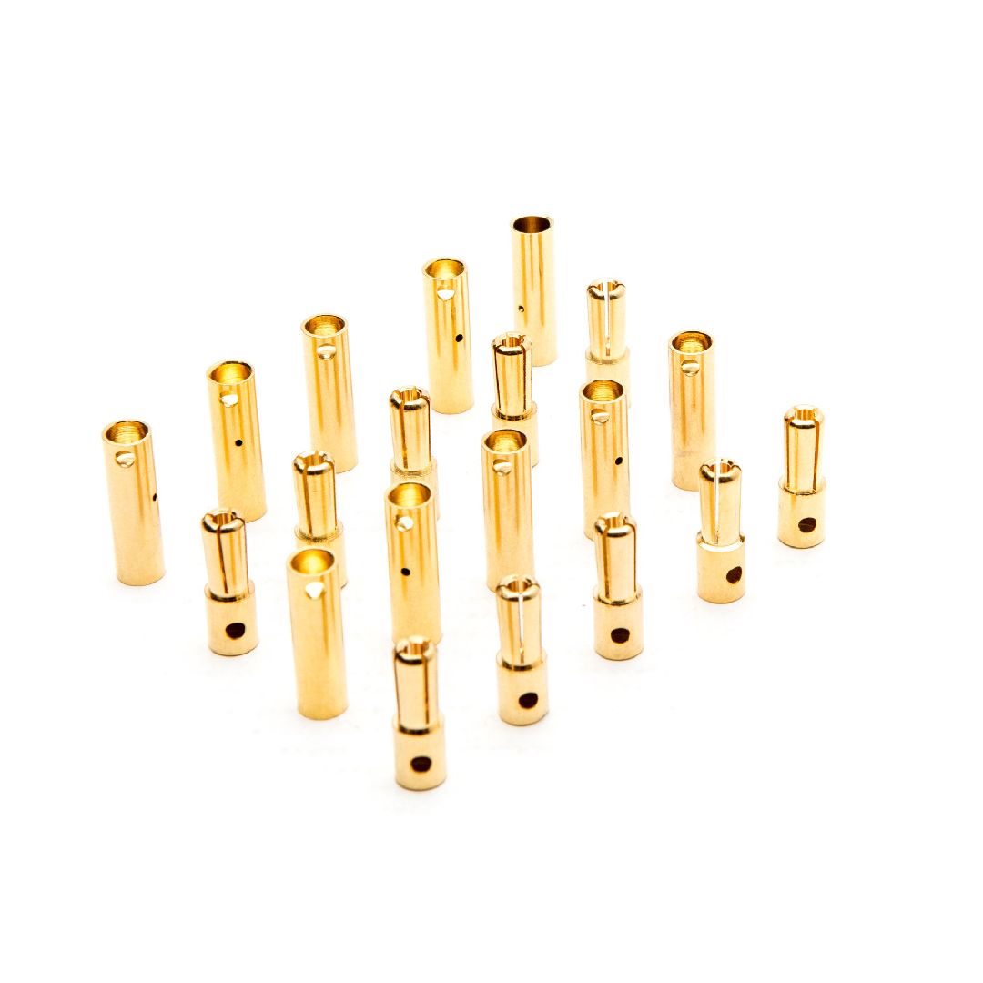Dynamite Gold Bullet Connector Set, 4mm (10)