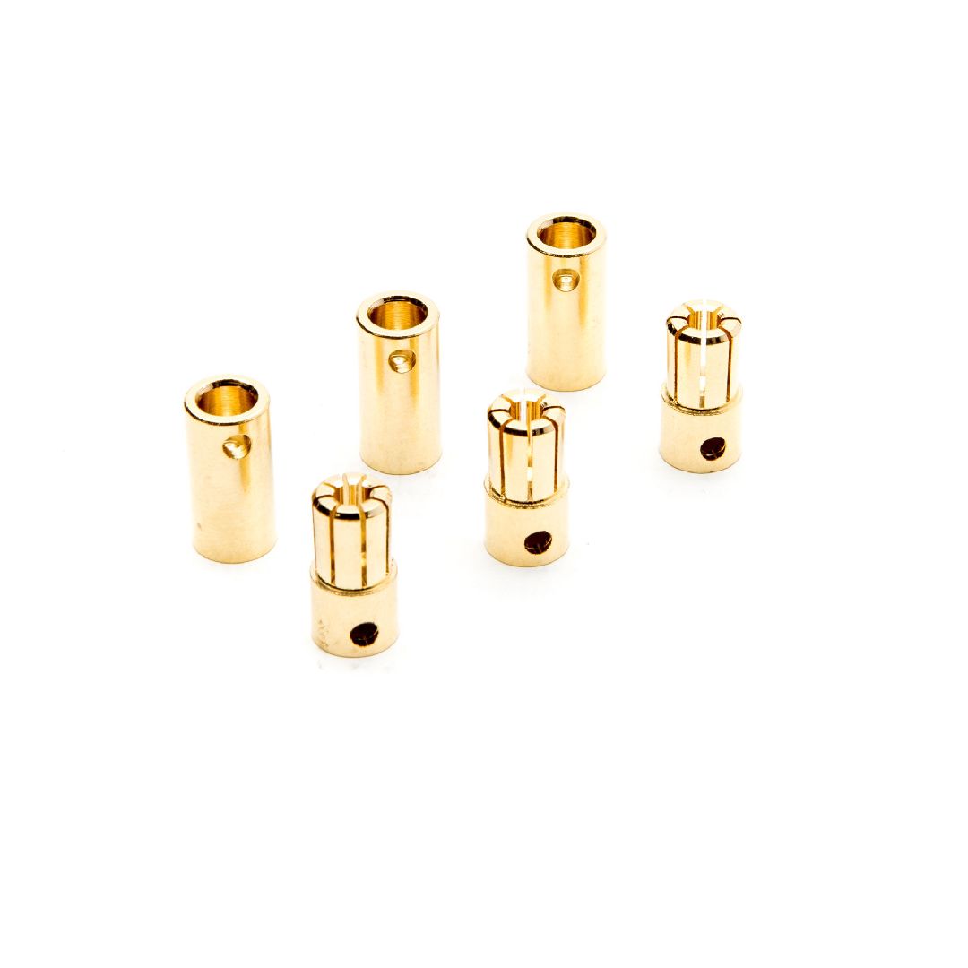 Dynamite Gold Bullet Connector Set, 6.5mm (3)