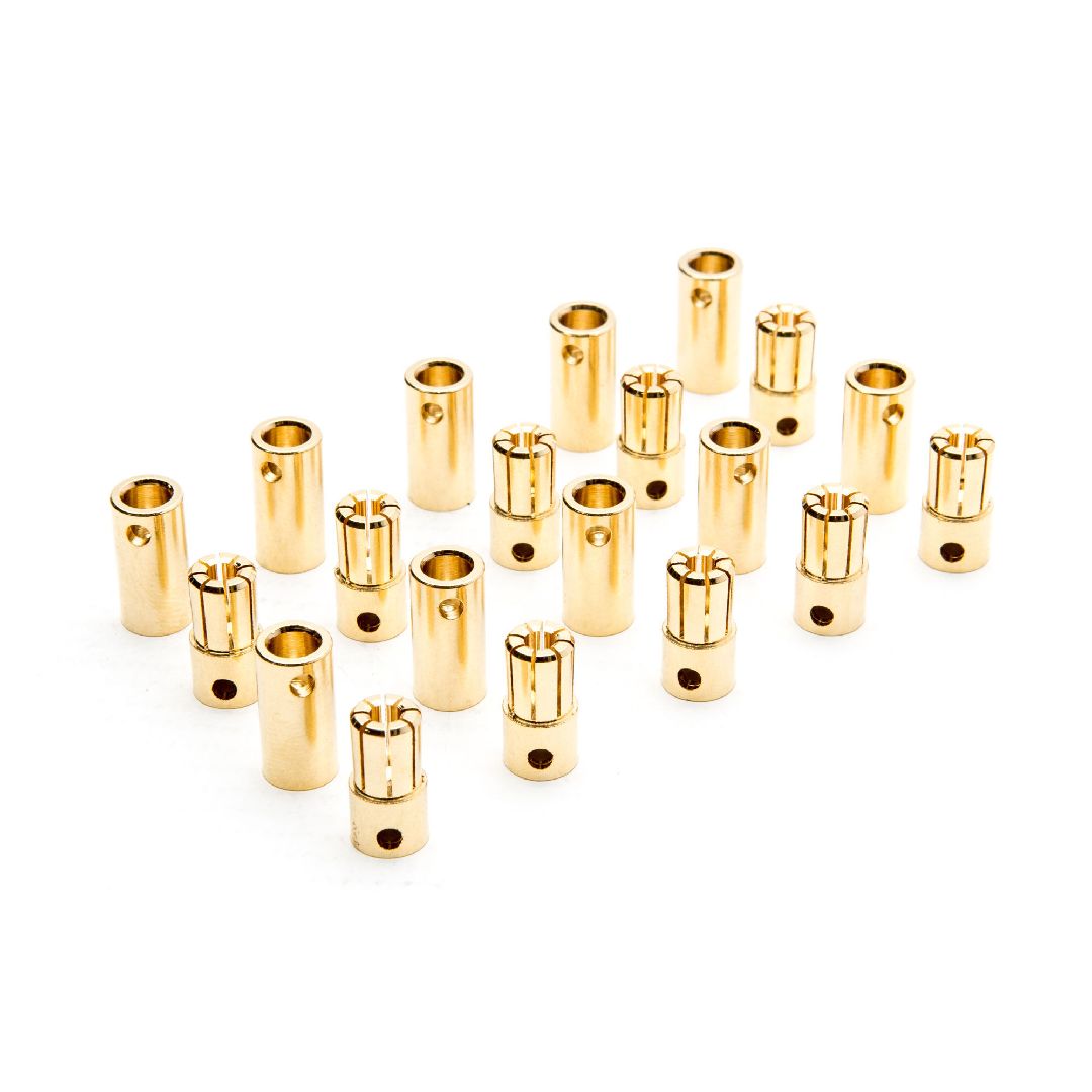 Dynamite Gold Bullet Connector Set, 6.5mm (10)