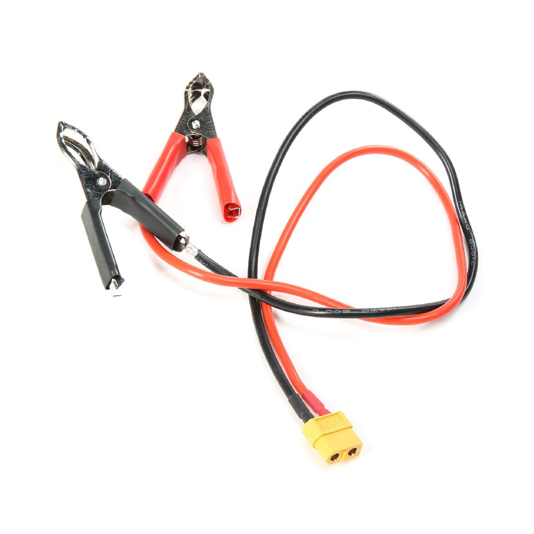 Dynamite DC Pwr Cord: Alligator-XT60 Female/BATT