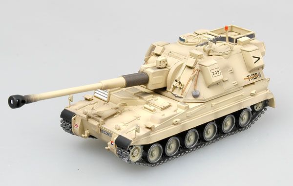 Easy Model 1/72 British Army AS-90 SPG Plastic Tank Model #35000 THOR 