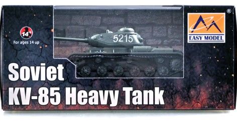 Easy Model 1/72 Soviet KV-85 Heavy Tank "White 5215"