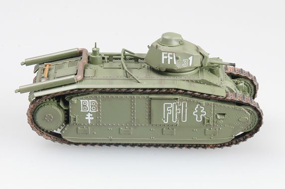 Easy Model 1/72 Char B1 August 1944,Paris,German Flammpanzerwer