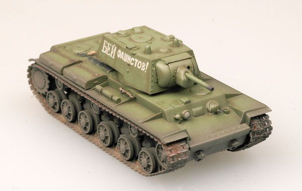 Easy Model 1/72 Russian KV-1 1941 Green color - Click Image to Close