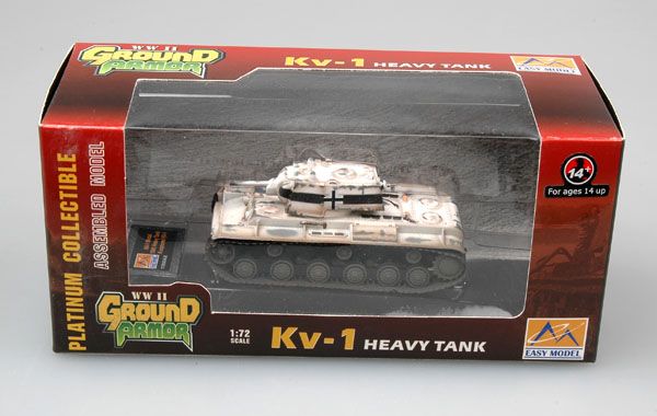 Easy Model 1/72 Captured KV-1