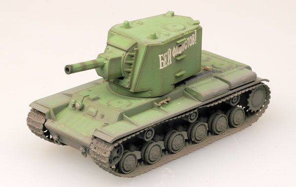 Easy Model 1/72 KV-2 tank with Early Russian Green - Click Image to Close