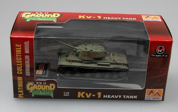 Easy Model 1/72 Russian KV-1 Eastern Front, 1942 - Click Image to Close