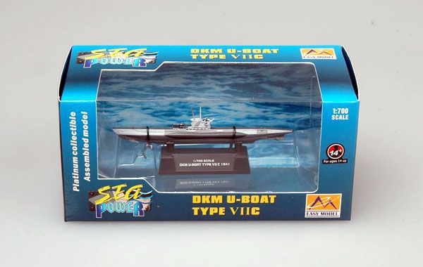 Easy Model 1/700 German Navy U7C - Click Image to Close