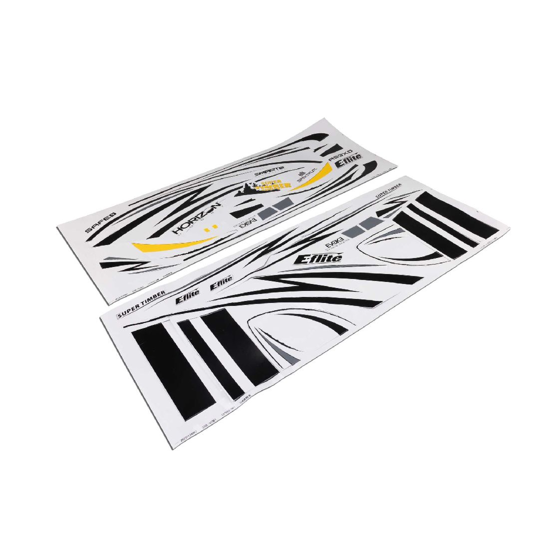 E-Flite Decal Sheet; Super Timber 1.7m