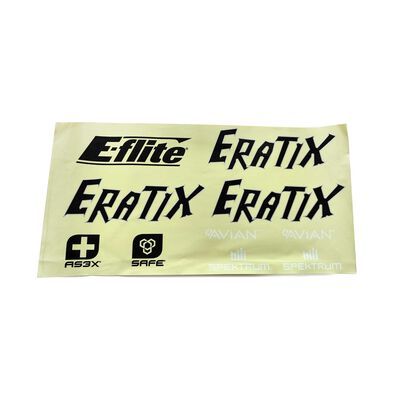 E-Flite Decal Sheet: Eratix 3D SWS 1.6m (64")
