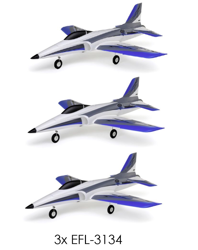 E-Flite Habu SS (Super Sport) 50mm EDF BNF Basic QTY 3