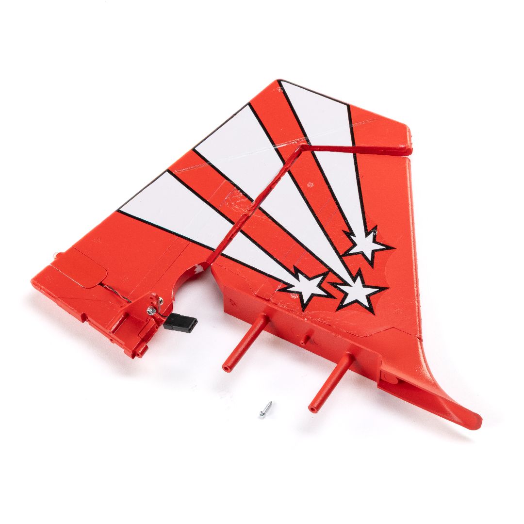 E-Flite Vertical Stabilizer/Rudder w/LED: Super Decathlon 1.2m