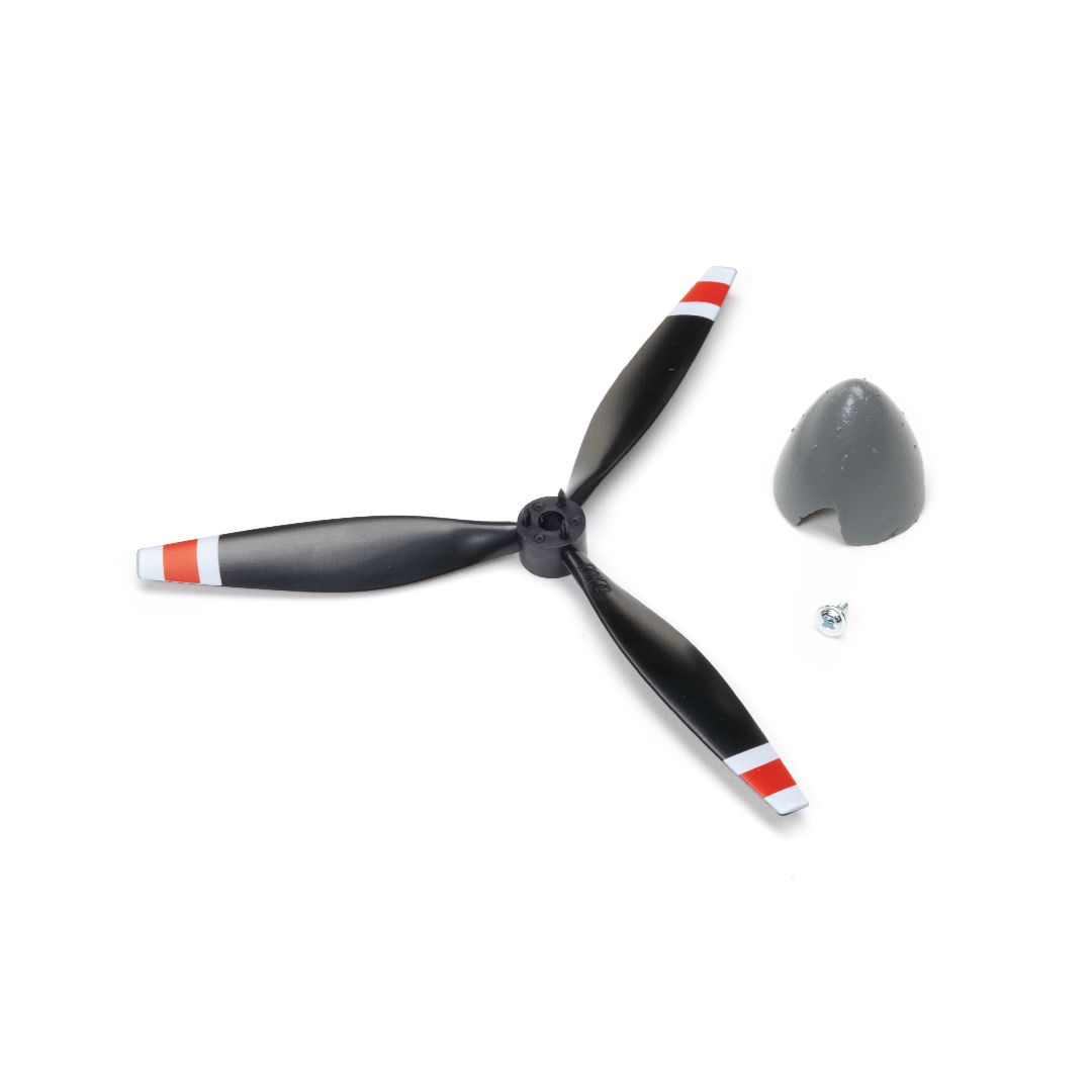 E-Flite Prop CCW (Left) with Spinner: Micro OV-10 Bronco