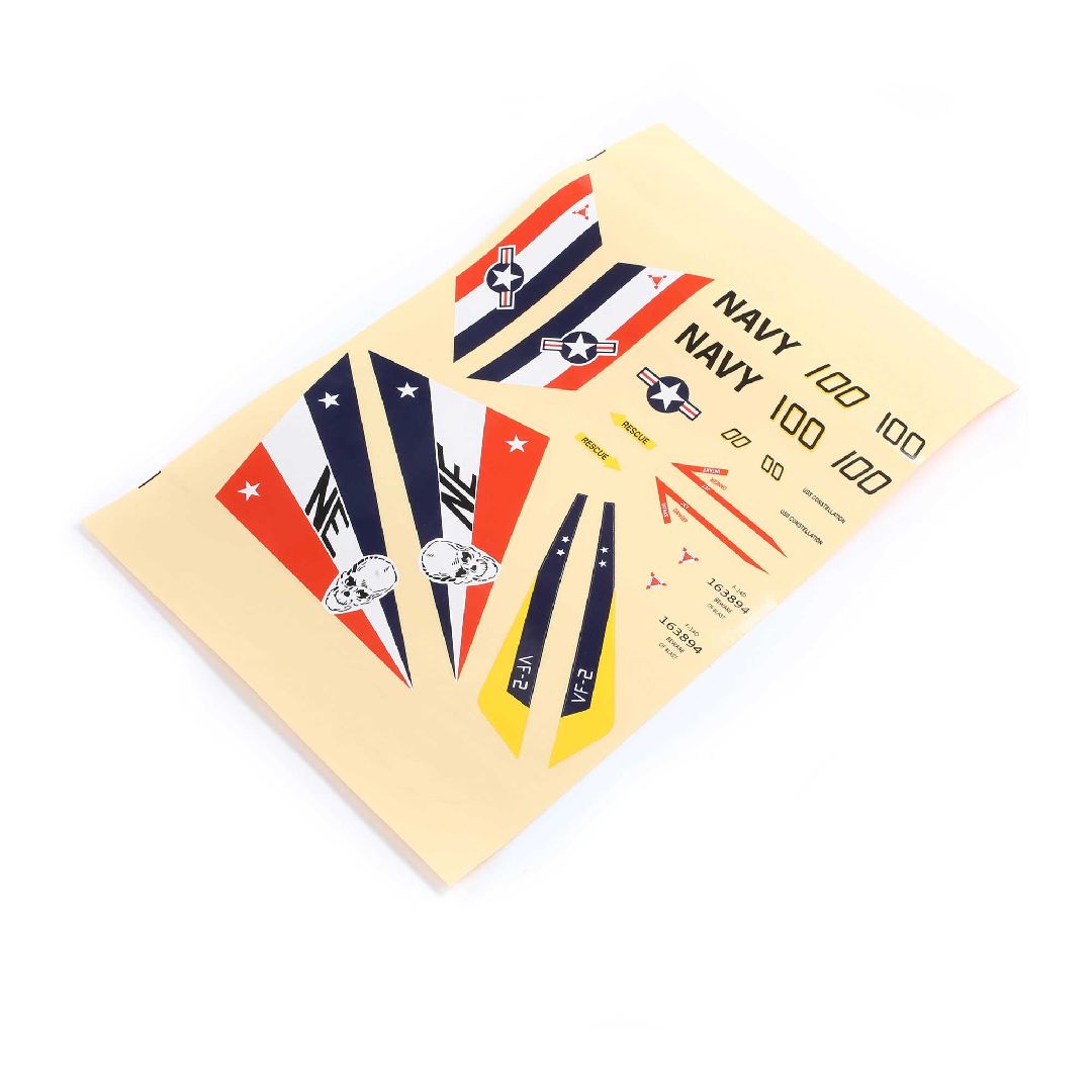 E-Flite Decal Set: F-14 Tomcat 40mm Twin