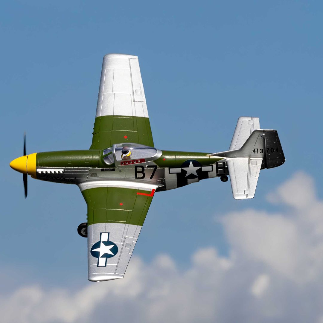 E-Flite P-51D Mustang 1.0M BNF Basic with AS3X and SAFE Select