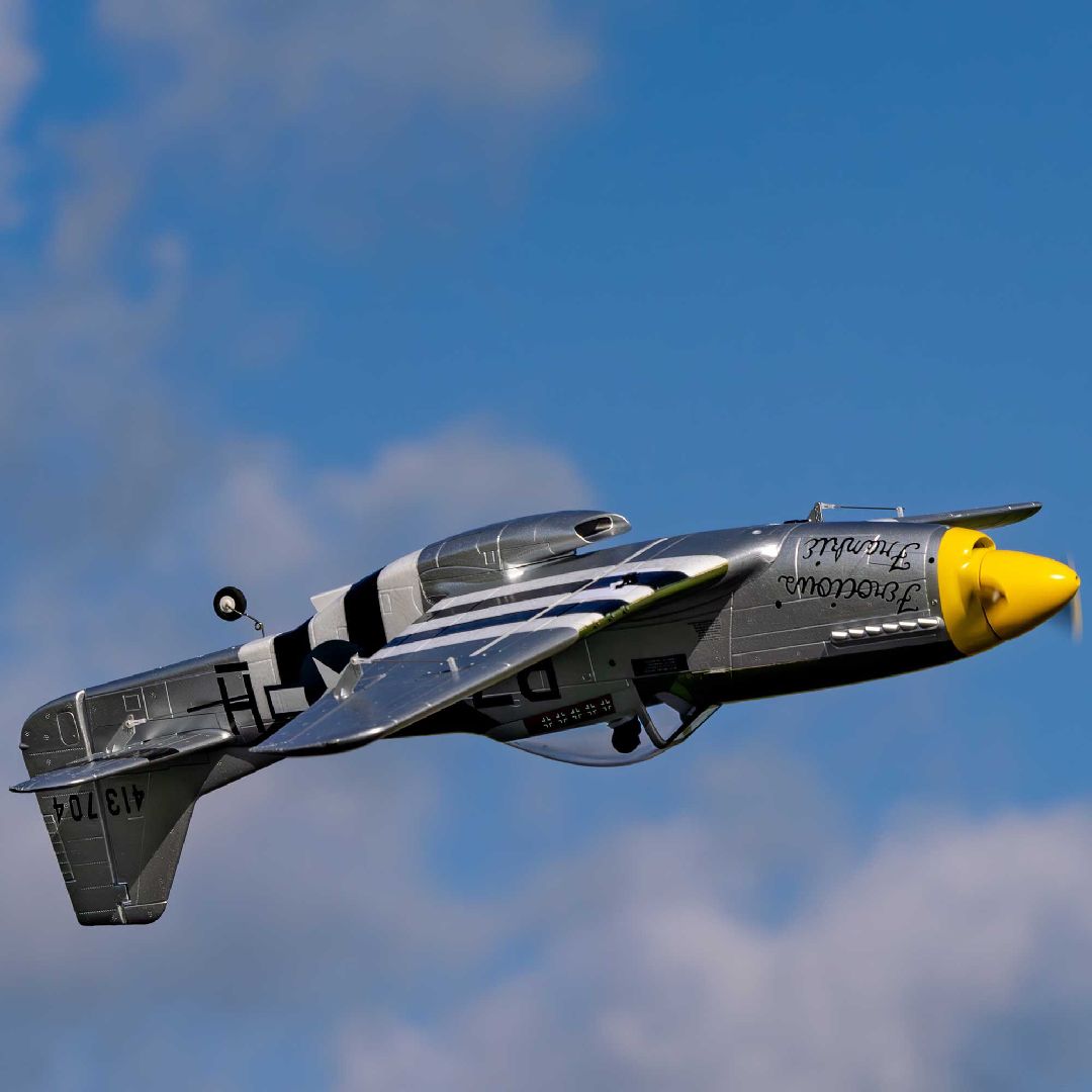 E-Flite P-51D Mustang 1.0M BNF Basic with AS3X and SAFE Select