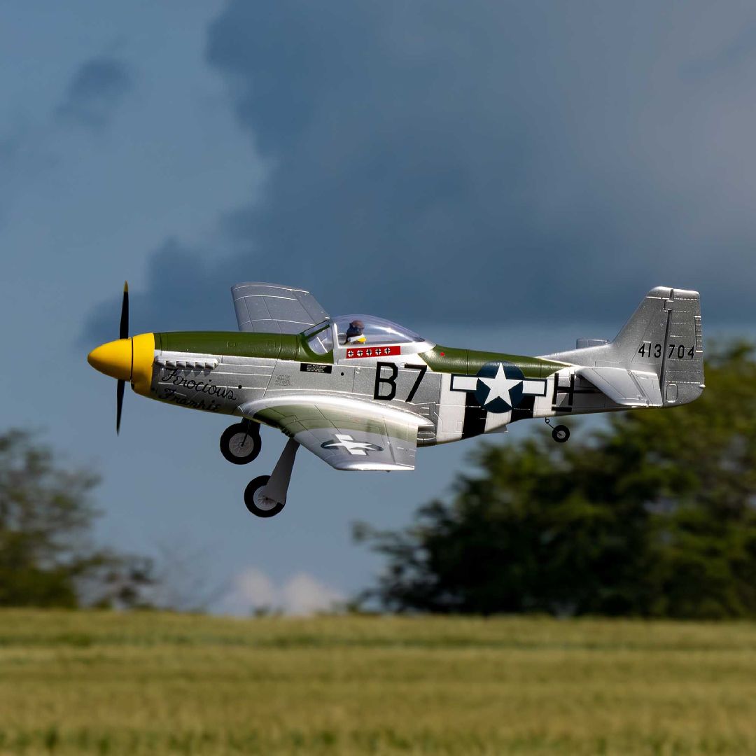 E-Flite P-51D Mustang 1.0M BNF Basic with AS3X and SAFE Select