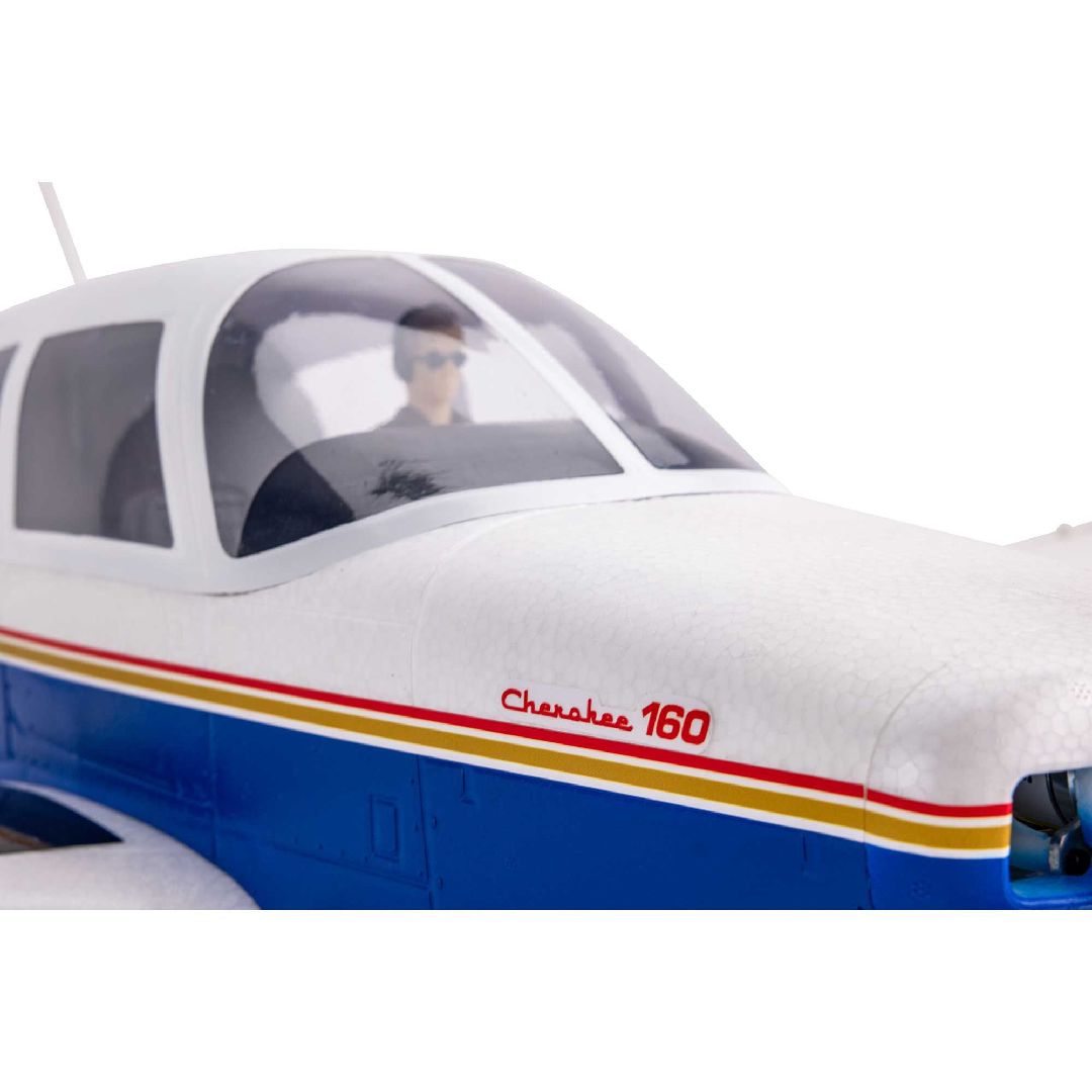 E-Flite Cherokee 1.3M Blue BNF Basic AS3X and SAFE Select