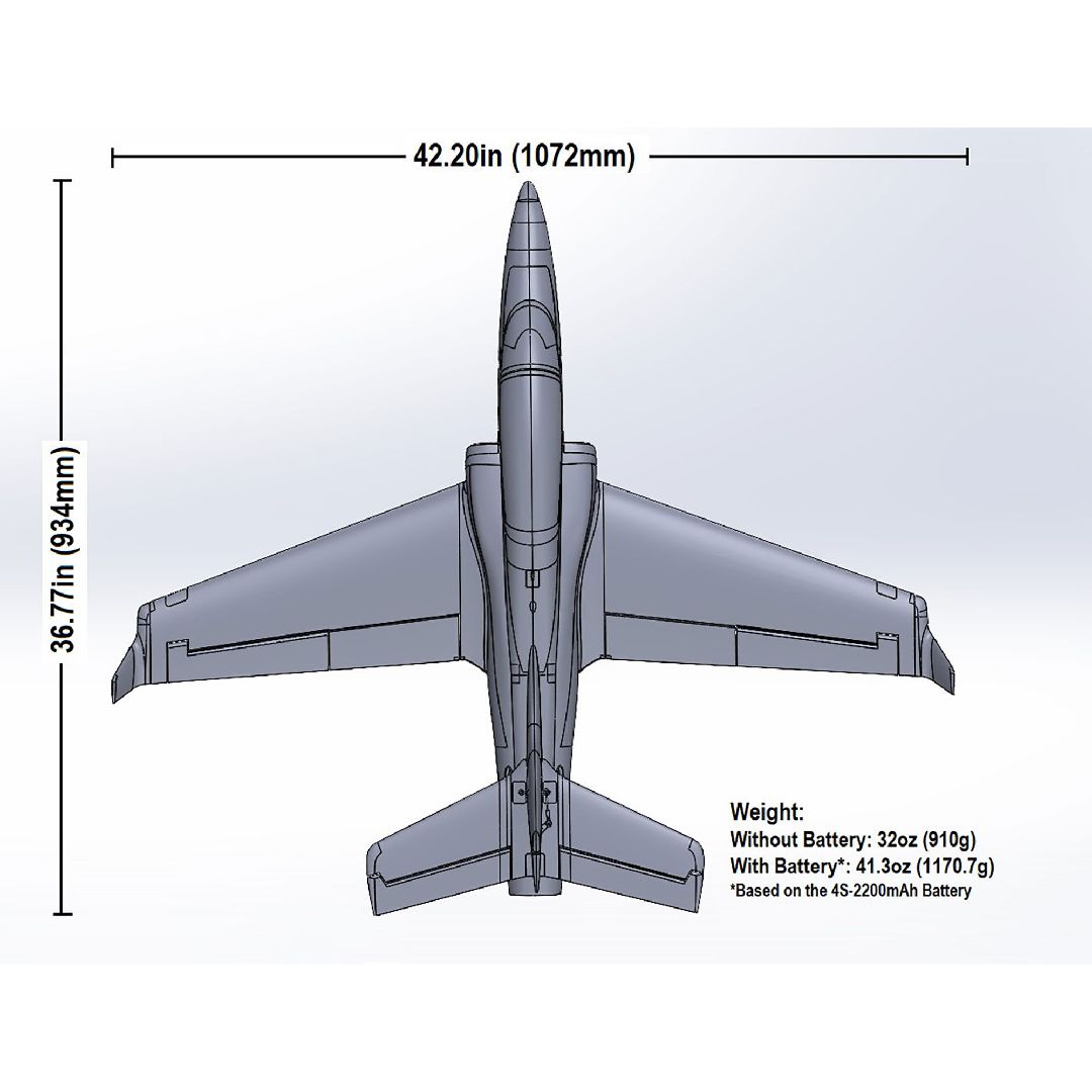 E-Flite Viper 64mm EDF Jet BNF-Basic with AS3X and SAFE Select