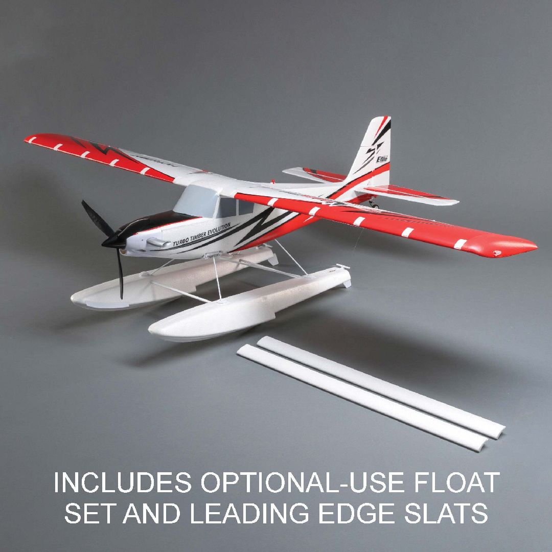 E-Flite Turbo Timber Evolution 1.5m Smart BNF Basic w / Floats