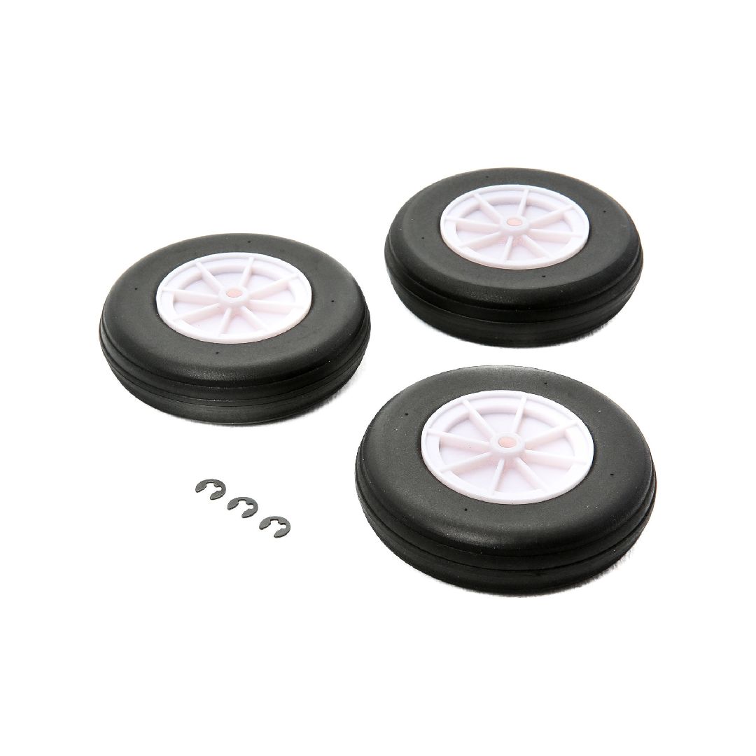 E-Flite Wheel Set (3): Carbon-Z T-28