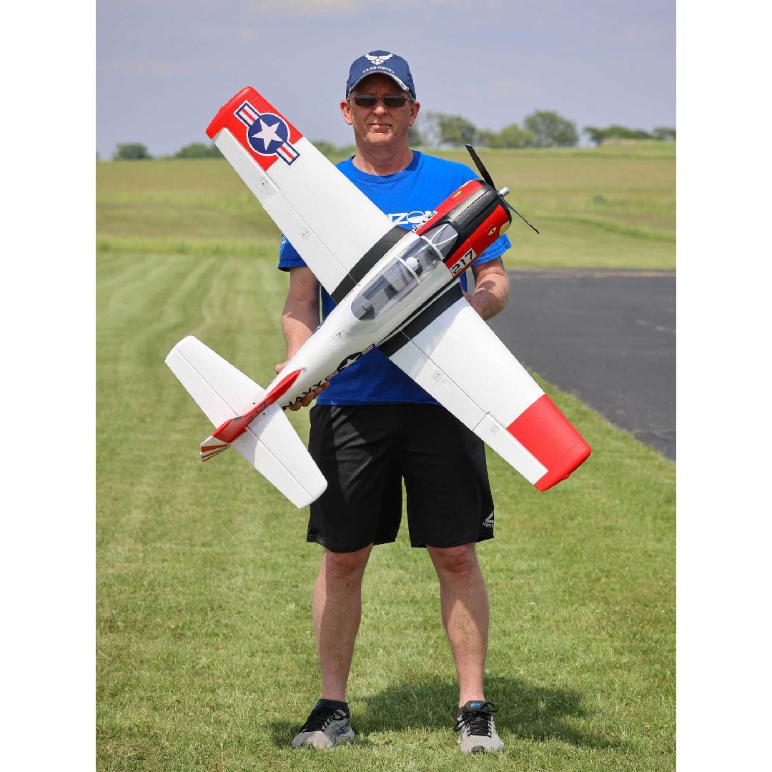 E-Flite T-28 Trojan 1.2m with Smart BNF Basic-