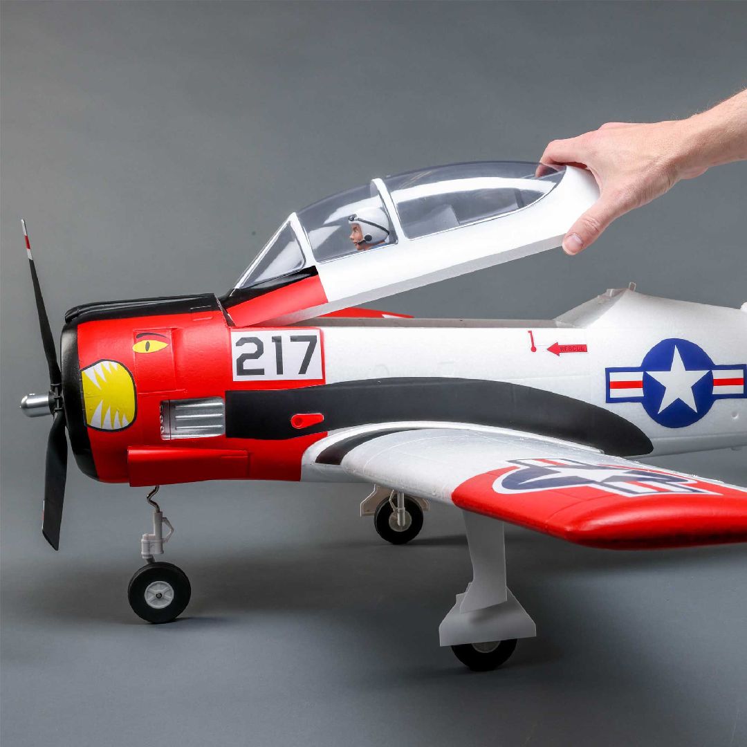 E-Flite T-28 Trojan 1.2m with Smart BNF Basic-