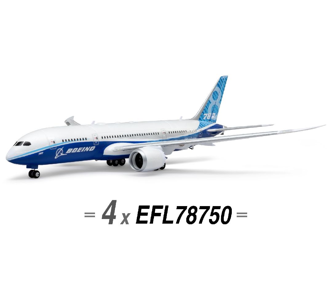 E-Flite Boeing 787-8 Dreamliner 0.7m 30mm Twin EDF BNF (QTY 4)