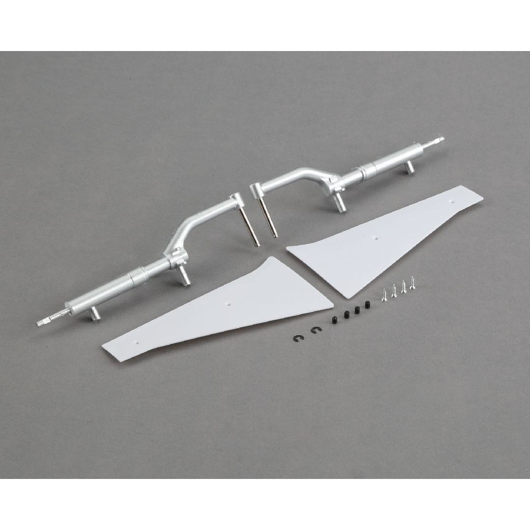 E-Flite Landing Gear, Struts, & Door Set: P-51D 1.2m-