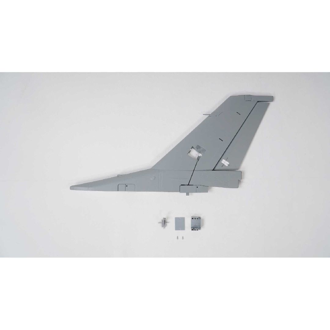 E-Flite Vertical Fin and Rudder: F-16 Falcon-Gray 80mm EDF
